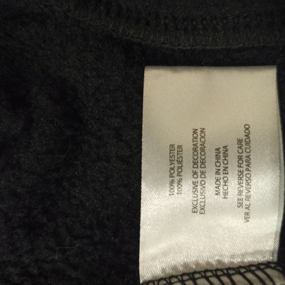 Orvis Men's Sz. XXL, Solid Black w/ Orange Accents Zip Up Fleece Jacket, NWT - Picture 9 of 15